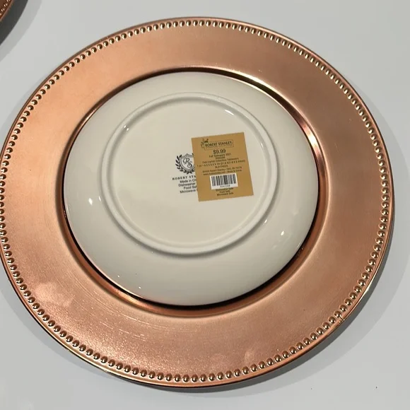 🌸NEW Two pc Plates Fall Decorations Hand Painted NWT. - Picture 7 of 10